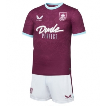 Billige Fotballdrakt Burnley Replika Hjemmedraktsett Barn 2025-26 Kortermet (med bukser)